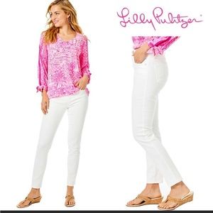 Lilly Pulitzer south ocean high rise jean. Brand new with tags.